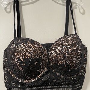 Victoria's Secret Black Lace Underwire Bra